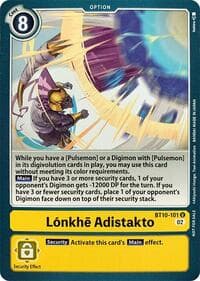 Loenkhe Adistakto - Revision Pack Cards - Digimon Card Game card