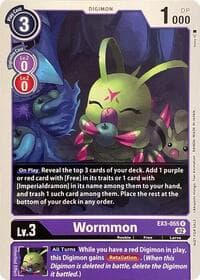 Wormmon - Revision Pack Cards - Digimon Card Game card