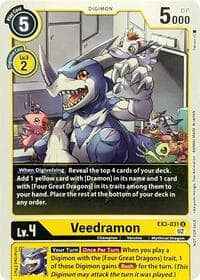 Veedramon - Revision Pack Cards - Digimon Card Game card