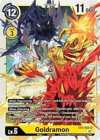 Goldramon - Revision Pack Cards - Digimon Card Game card