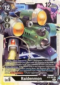 Raidenmon - Revision Pack Cards - Digimon Card Game card