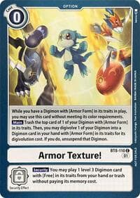 Armor Texture! - Revision Pack Cards - Digimon Card Game card