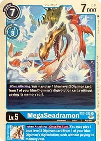 MegaSeadramon - Revision Pack Cards - Digimon Card Game card
