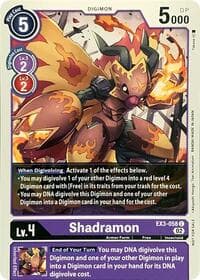 Shadramon - Revision Pack Cards - Digimon Card Game card