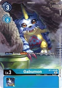 Gabumon - BT1-029 (Official Tournament Pack Vol.9) - Release Special Booster 1.0 - Digimon Card Game card