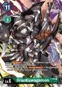 GranKuwagamon - P-025 (Winner Pack Across Time) - Digimon Promotion Cards - Digimon Card Game card