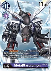 MetalGarurumon - P-027 (Winner Pack Across Time) - Digimon Promotion Cards - Digimon Card Game card