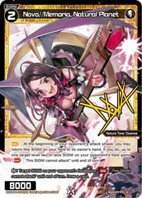 Nova//Memoria, Natural Planet (Parallel Foil) - Spread Diva - WIXOSS card