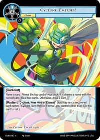 Cyclone Emerges! - Crimson Moon's Battleground - Force of Will card