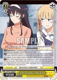 A New Everyday, Utaha & Eriri - Saekano How to Raise a Boring Girlfriend. flat - Weiss Schwarz card