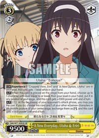 A New Everyday, Utaha & Eriri (SR) - Saekano How to Raise a Boring Girlfriend. flat - Weiss Schwarz card