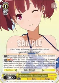 Provocation by the Pool, Izumi (SR) - Saekano How to Raise a Boring Girlfriend. flat - Weiss Schwarz card
