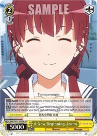 A New Beginning, Izumi (SR) - Saekano How to Raise a Boring Girlfriend. flat - Weiss Schwarz card