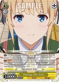 Parting Gift, Eriri - Saekano How to Raise a Boring Girlfriend. flat - Weiss Schwarz card