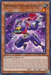 Superheavy Samurai Stealthy - Cyberstorm Access - YuGiOh card