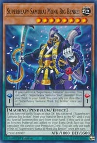 Superheavy Samurai Monk Big Benkei - Cyberstorm Access - YuGiOh card
