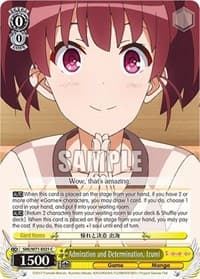 Admiration and Determination, Izumi - Saekano How to Raise a Boring Girlfriend. flat - Weiss Schwarz card