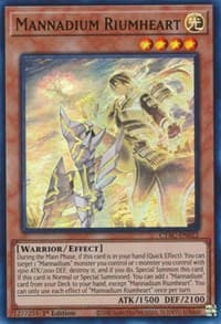 Mannadium Riumheart - Cyberstorm Access - YuGiOh card