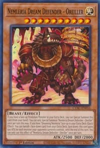 Nemleria Dream Defender - Oreiller - Cyberstorm Access - YuGiOh card