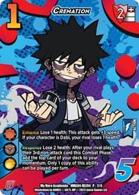 Cremation (Regional License Exam 2023) - UniVersus: My Hero Academia Promo Cards - UniVersus card