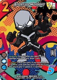 Effortless Movement (Regional License Exam 2023) - UniVersus: My Hero Academia Promo Cards - UniVersus card
