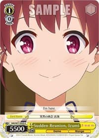 Sudden Reunion, Izumi - Saekano How to Raise a Boring Girlfriend. flat - Weiss Schwarz card