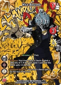 Vile Seizing (Regional License Exam 2023 Champion) - UniVersus: My Hero Academia Promo Cards - UniVersus card