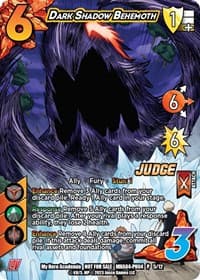 Dark Shadow Behemoth (Plus Ultra Pack 4 Judge) - UniVersus: My Hero Academia Promo Cards - UniVersus card