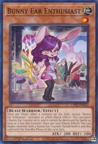 Bunny Ear Enthusiast - Cyberstorm Access - YuGiOh card