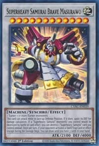Superheavy Samurai Brave Masurawo - Cyberstorm Access - YuGiOh card