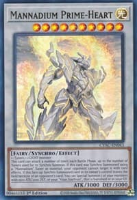 Mannadium Prime-Heart - Cyberstorm Access - YuGiOh card
