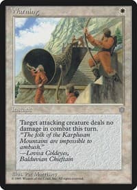 Warning - Ice Age - Magic: The Gathering card