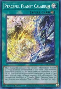 Peaceful Planet Calarium - Cyberstorm Access - YuGiOh card