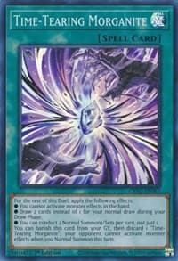 Time-Tearing Morganite - Cyberstorm Access - YuGiOh card