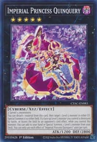 Imperial Princess Quinquery - Cyberstorm Access - YuGiOh card