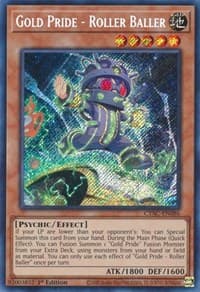 Gold Pride - Roller Baller - Cyberstorm Access - YuGiOh card