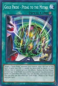 Gold Pride - Pedal to the Metal! - Cyberstorm Access - YuGiOh card