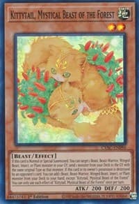 Kittytail, Mystical Beast of the Forest - Cyberstorm Access - YuGiOh card