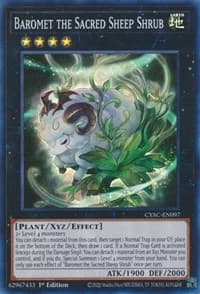 Baromet the Sacred Sheep Shrub - Cyberstorm Access - YuGiOh card