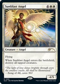 Sunblast Angel - Secret Lair Drop Series - Magic: The Gathering card