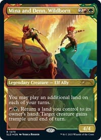 Mina and Denn, Wildborn (Halo Foil) - Secret Lair Drop Series - Magic: The Gathering card