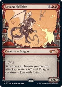Utvara Hellkite (Halo Foil) - Secret Lair Drop Series - Magic: The Gathering card