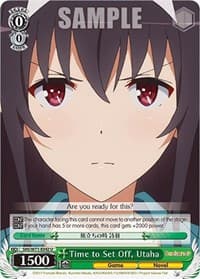 Time to Set Off, Utaha - Saekano How to Raise a Boring Girlfriend. flat - Weiss Schwarz card