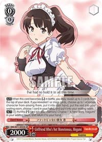 Girlfriend Who's Not Monotonous, Megumi (SR) - Saekano How to Raise a Boring Girlfriend. flat - Weiss Schwarz card