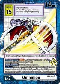 Omnimon (Across Time Box Promo) - Battle of Omni - Digimon Card Game card