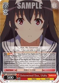 Determined Duo, Utaha - Saekano How to Raise a Boring Girlfriend. flat - Weiss Schwarz card