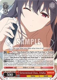 Determined Duo, Utaha (SR) - Saekano How to Raise a Boring Girlfriend. flat - Weiss Schwarz card
