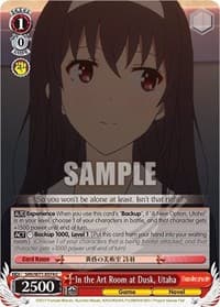 In the Art Room at Dusk, Utaha - Saekano How to Raise a Boring Girlfriend. flat - Weiss Schwarz card
