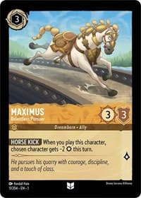 Maximus - Relentless Pursuer - The First Chapter - Disney Lorcana card