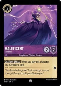 Maleficent - Sorceress - The First Chapter - Disney Lorcana card